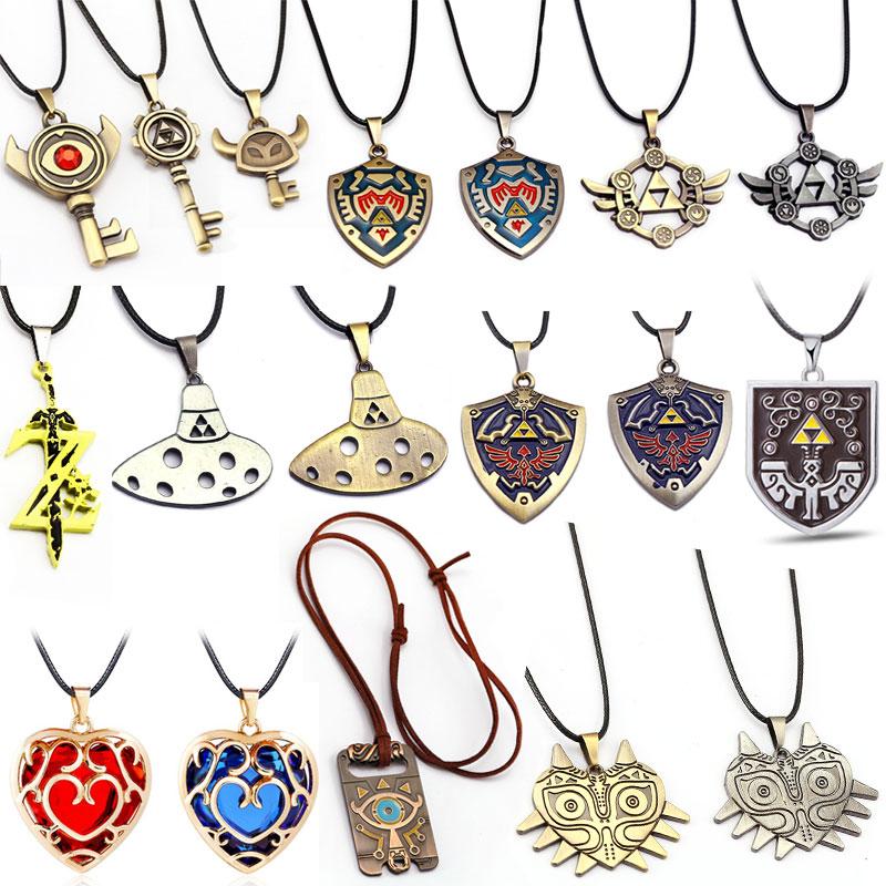 

Pendant Necklaces Game Zeldas Necklace The Legend Of Series Breath Cosplay Accessories Choker For Men Women GiftsPendant