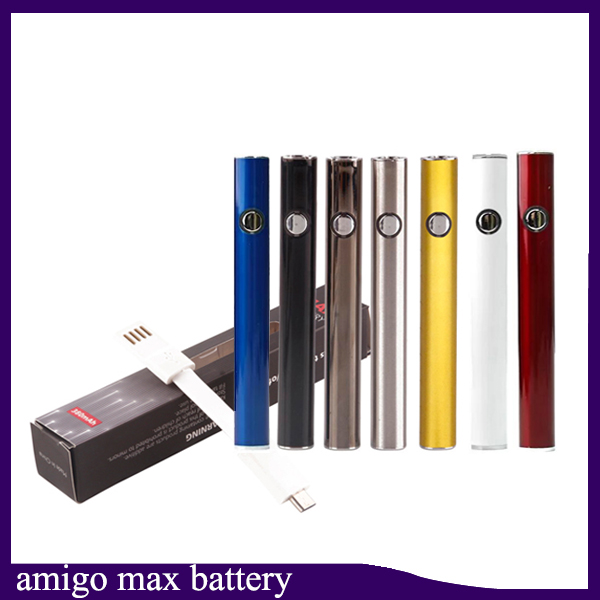 

Original Amigo Max Preheat Battery 380mAh Variable Voltage VV Vape Mod For 510 Thick Oil Liberty V9 Vaporizer Cartridges Tank 0270003