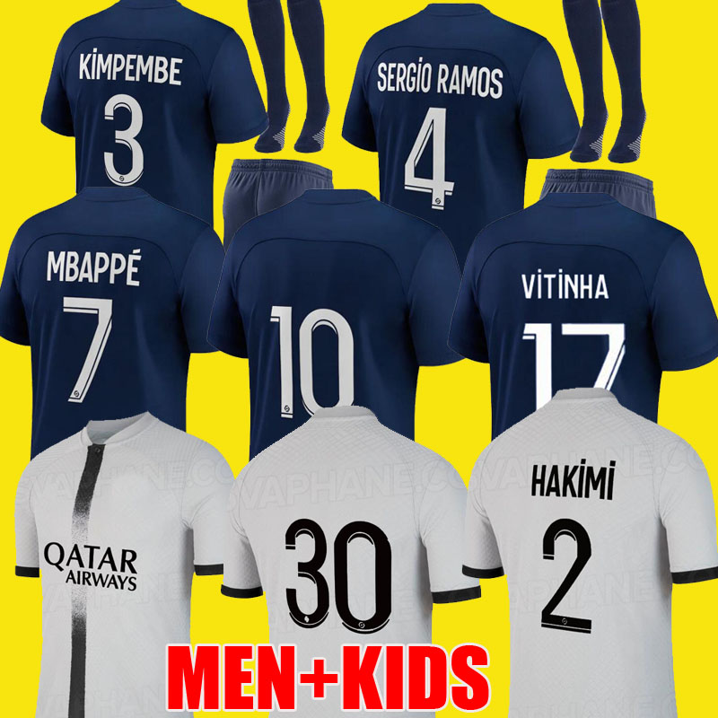 

maillot de foot 21 22 23 pSGs soccer jerseys home special Champions MBAPPE HAKIMI SERGIO RAMOS 2022 2023 Wijnaldum ICARDI men kids VERRATTI Donnarumma football shirt, 22 23 home