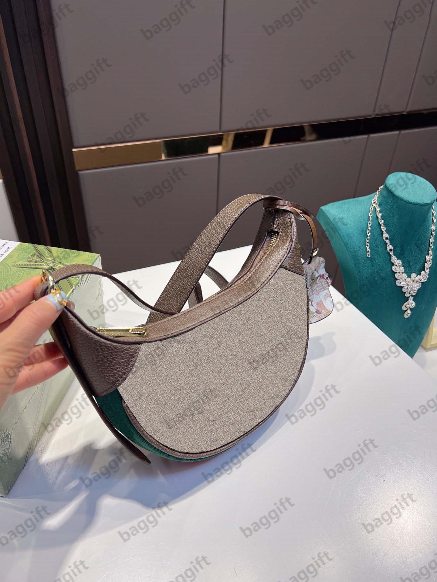 

Ophidia Mini Half moon Hobo Vintage Bags Women Mens Underarm Totes Luxurys Shoulder Purse Designers Handbags Ladies Crossbody Wallets Marmont Saddle 699514, No bag;for balance fees