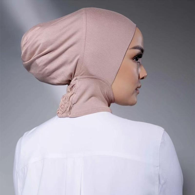 

Scarves Muslim Hijab Underscarf Caps Cotton Inner Stretchy Turban Bonnet Islamic Headscarf Turbante Solid Color Jersey