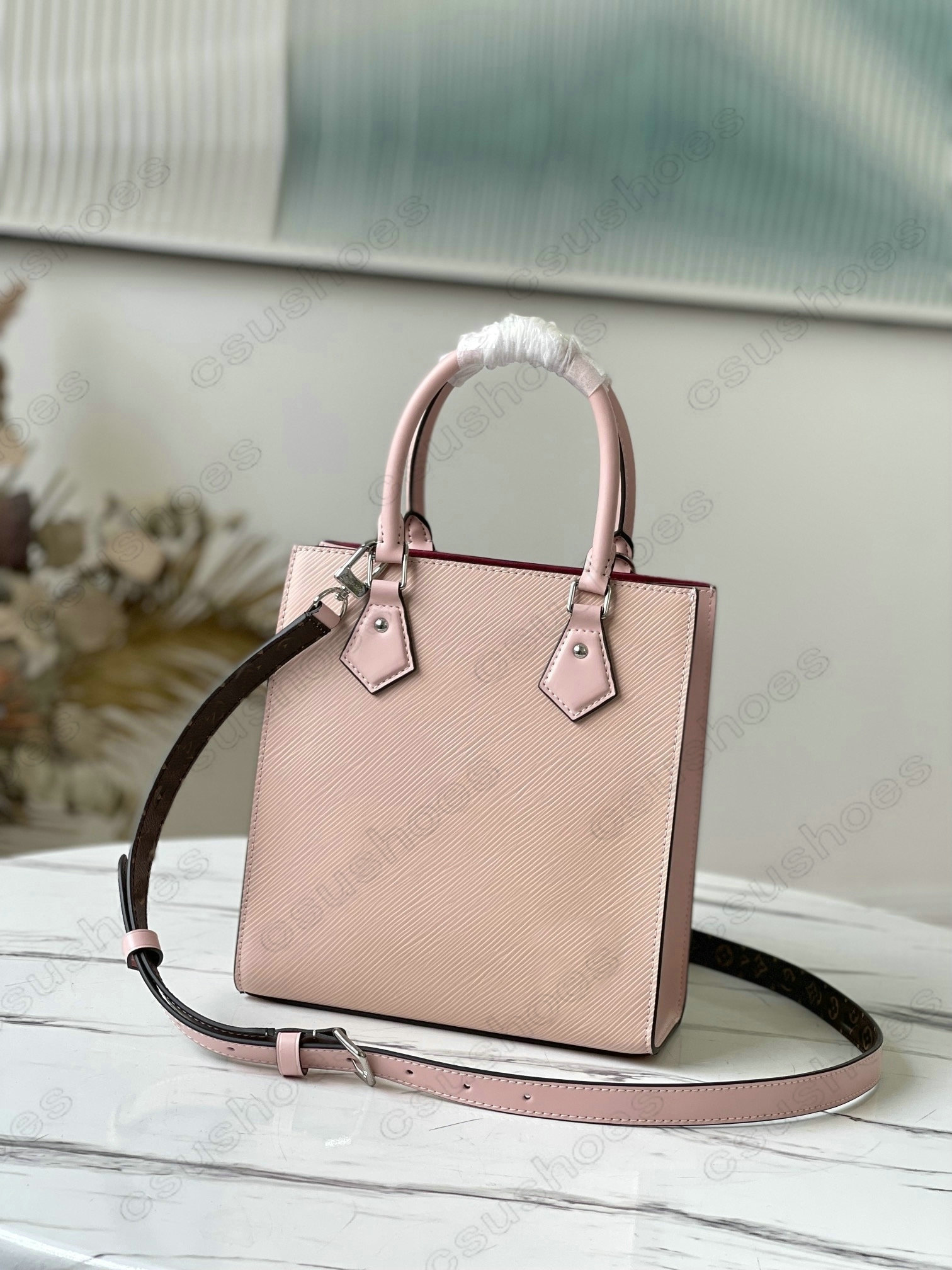 

Petit Sac Plat Totes Bb 22cm Classic Handbag Monograms Bag Epi Leather Concentration Sholder Womens Designer Luxurys Brand Fashion Cross, Pink