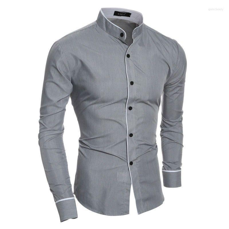 

Men' Dress Shirts Spring Men' Outdoor Pure Color Simple Casual Korean Slim Fit Shirt Suit Bottom ShirtMen' Quin22, Black