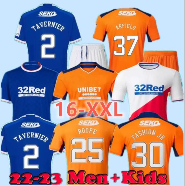 

2022 2023 Rangers fc Soccer Jerseys Glasgow Legends home DEENEY away 21 22 23 DEAN DEFOE HAGI BARKER KENT TAVERNIER TAVERNIER third Football Shirts McGREE