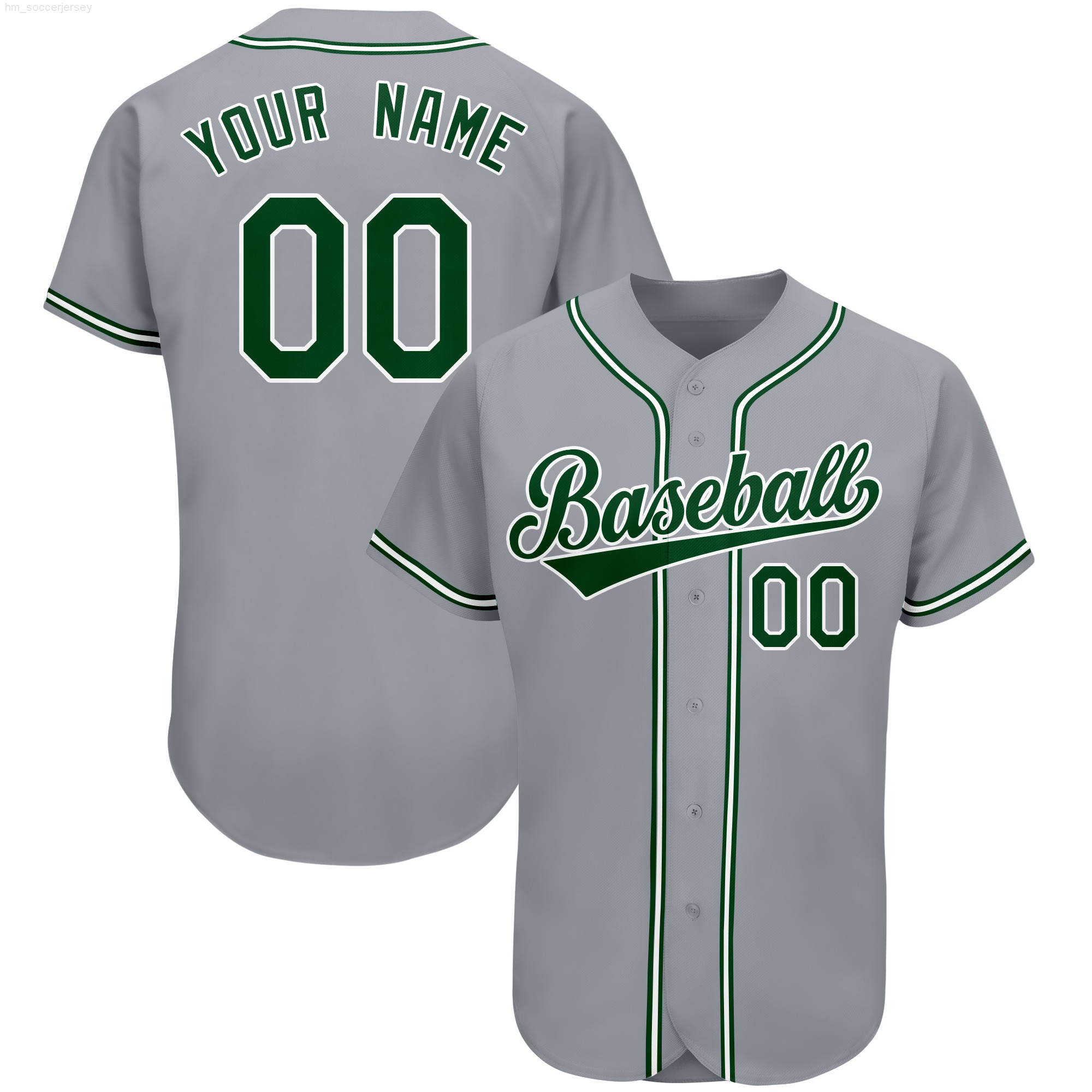 Costume de baseball masculin des années 1990 Style de rue imprimé avec nom et numéro de sport fan de t-shirt soft-t-shirt robe grande gris s-7xl