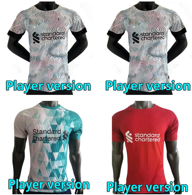 S-4XL Fan Player version soccer jersey 22 23 home soccer jerseys 2022 2023 Luis DIaz White green special AWAY third football shirt men uniforms A-image-784948746