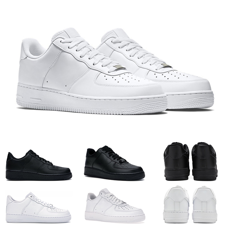 

2022 men women 1 running shoes low top triple white black classic skateboard sneakers mens platform trainers outdoor sports sneakers size 36-45