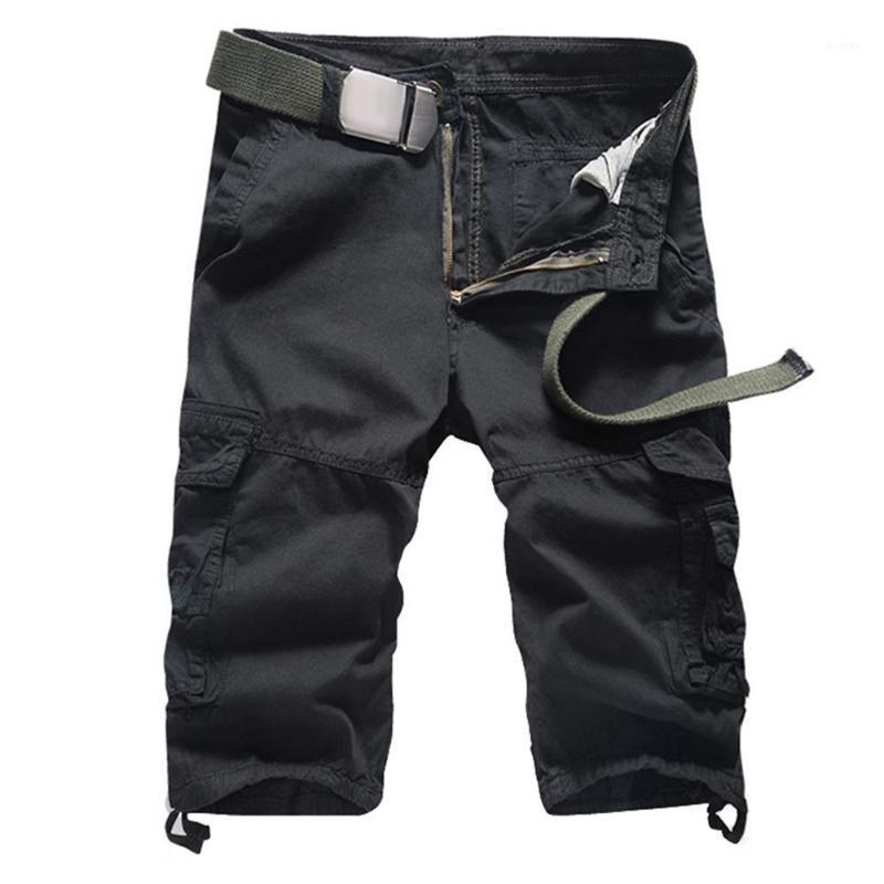 

Men's Shorts 2022 Summer Fashion Cargo Men Multi-pocket Casual Sports Cycling Sweatpants Fifth Pants Slim, Blue