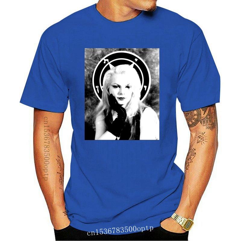 

Men' T-Shirts Zena Lavey Satanic Witch Tshirt 26 T Shirt Church Satan Pentagram Gothic Gothcrew Neck Regular Short Tee For MenMen, Skyblue