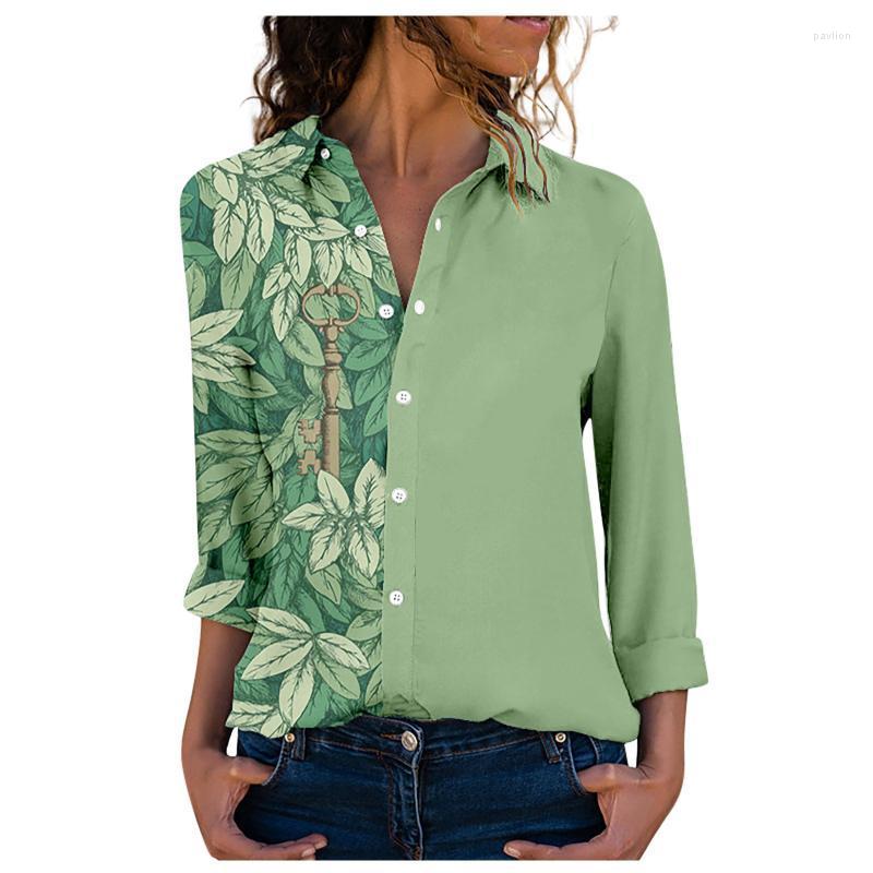 

Women' Blouses & Shirts Women' Long-sleeved Casual Versatile Fashion Temperament Tops Blusas Mujer De Moda 2022 VeranoWomen, Dark purple