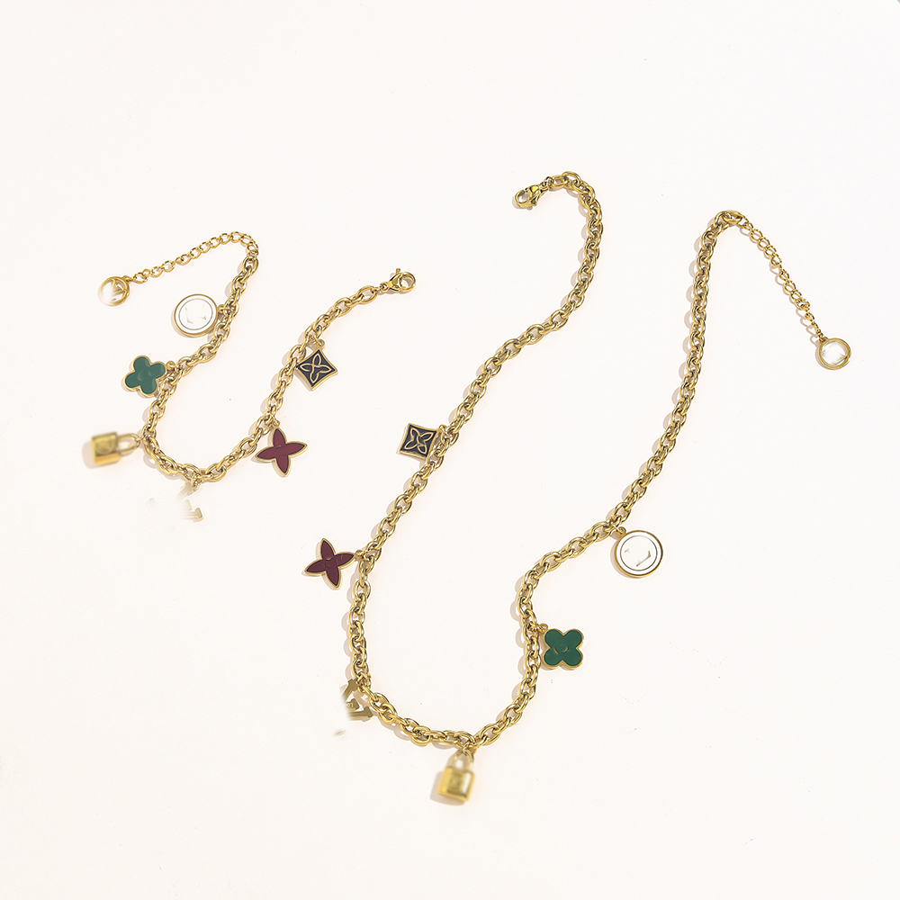 

Never Fading 14K Gold Plated Luxury Brand Designer Pendants Necklaces Stainless Steel Double Letter Choker Pendant Necklace Chain Jewelry Accessories Gifts Z1499
