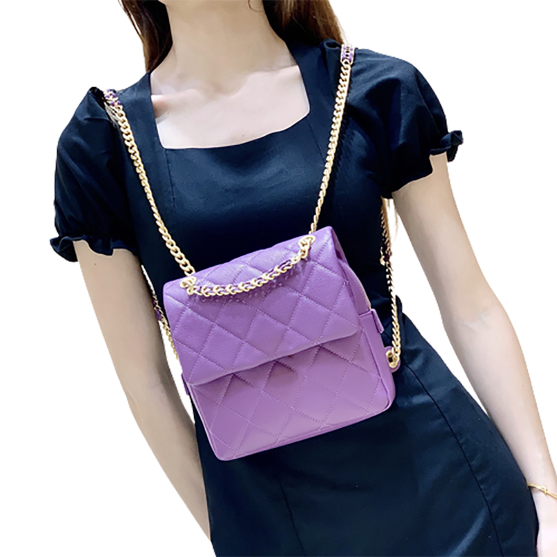 

10A Mirror quality Fashion Women Cross Body Bag Classic Designer Lady Backpack 19CM Luxuries Designers Women Shoulder Bags with box C042, Purple