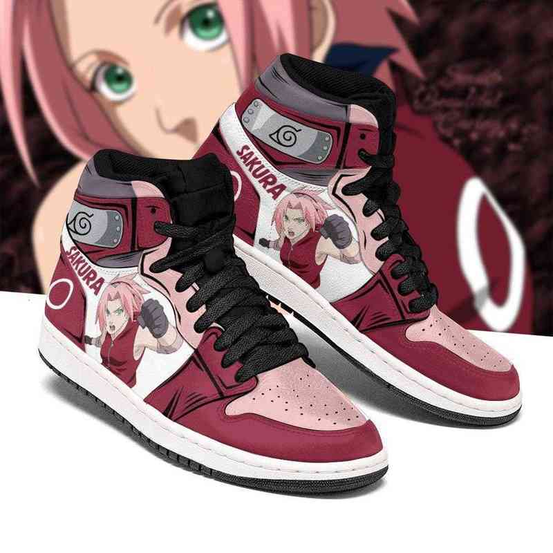 

Sakura Haruno Shoes Symbol Costume Anime Sneakers, Others