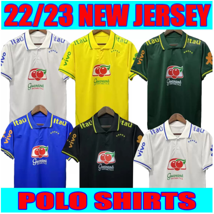 

2022 brazils Polos men's t-shirts Richarlison G.JESUS soccer jerseys camiseta 22 23 COUTINHO FIRMINO Marquinhos Casemiro brasil jersey training top polo