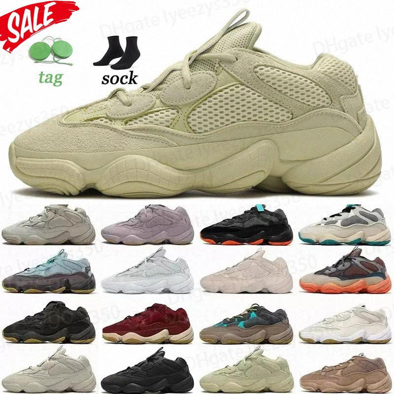 

Designer 500 Running Shoes Mens Women Mesh Blush Granite Clay Brown Light on Feet boost 500s Outdoor Runner Sneakers Yeezies Yeezys, Army green