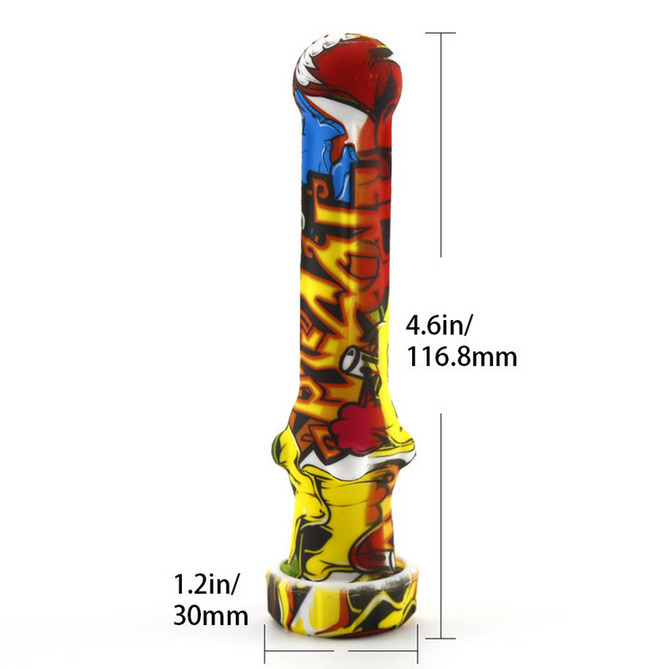 

Silicone Pipe Nector Collector without Stainless Steel & Quartz Tip Smoking Pipe Straw Oil Rigs Smoke Accessories Dab Rig