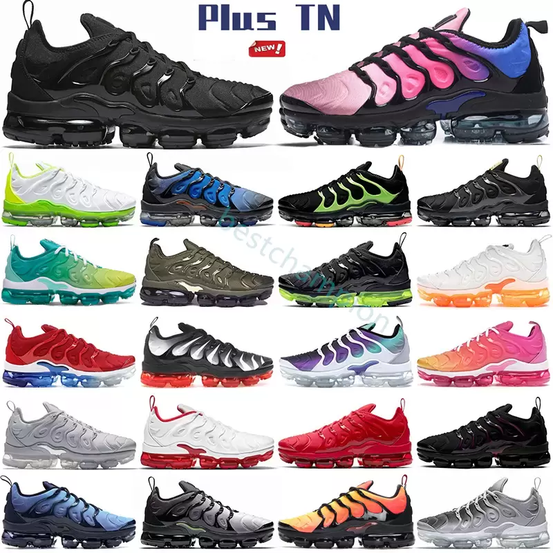 

2022 Tn Plus Running Shoes Zebra Mens USA Be Ture Suman Black Gold Women City Special Atlanta Sneakers Trainers Outdoor Noble Red Grape Sports Fashion Size 36-47, 36-47 triple white