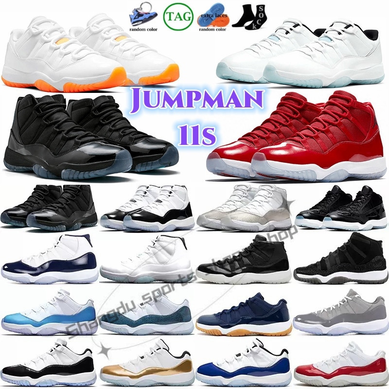 

Jumpman 11 Men Basketball Shoes 11s retro Women Cherry Pure Violet 25th Anniversary WMNS Concord 45 Space Jam Cap and Gown Legend Blue sport sneakers shoe
