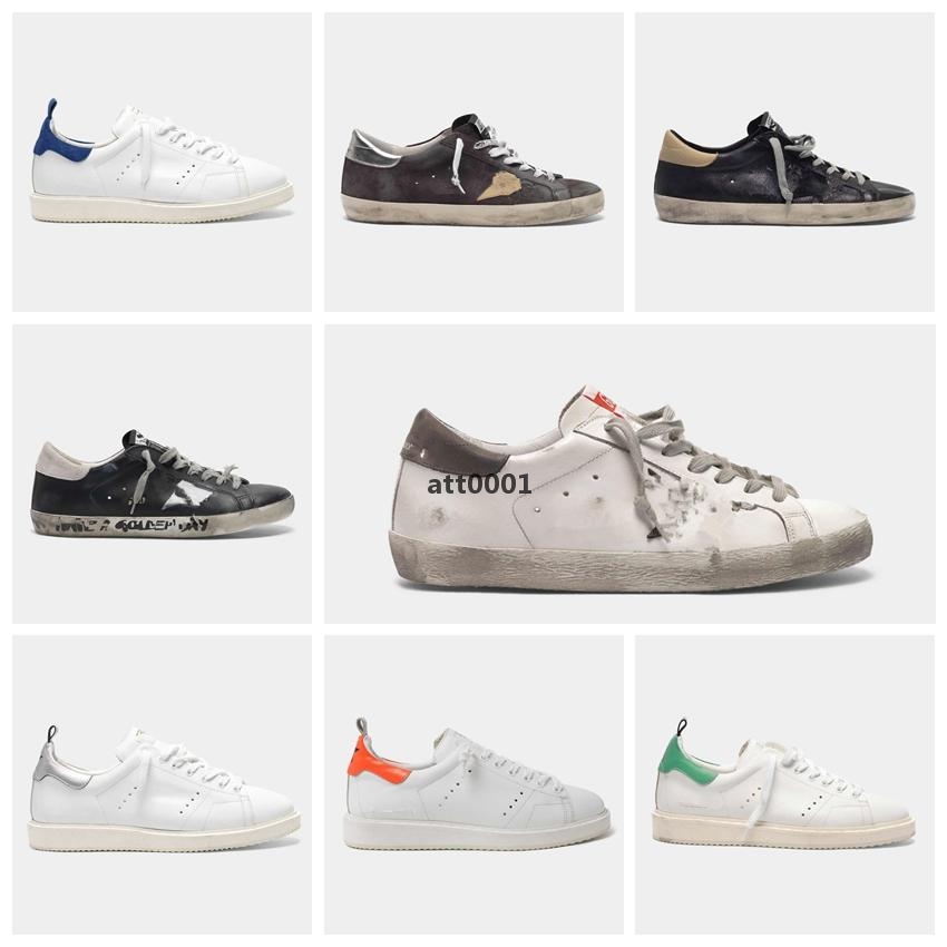 

smooth G33MS590 sneakers gold double high classic distressed dirty shoes designer men and women casual sho Sneaker''Golden''Gooses'' ZNq, 0aaa high quality plus original box