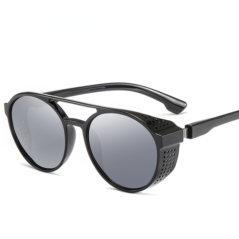 

Designer Sunglasses Fashion Punk New Retro round Fashion Men and Women Glasses Sun