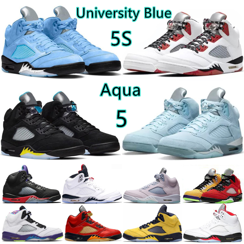 

Top Basketball Shoes 5 5s Mens University Blue Aqua Mars For Herk Easter Bluebird Racer Blue Alternate Bel What The Men Women Sneakers Trainers Size 40-47, 37