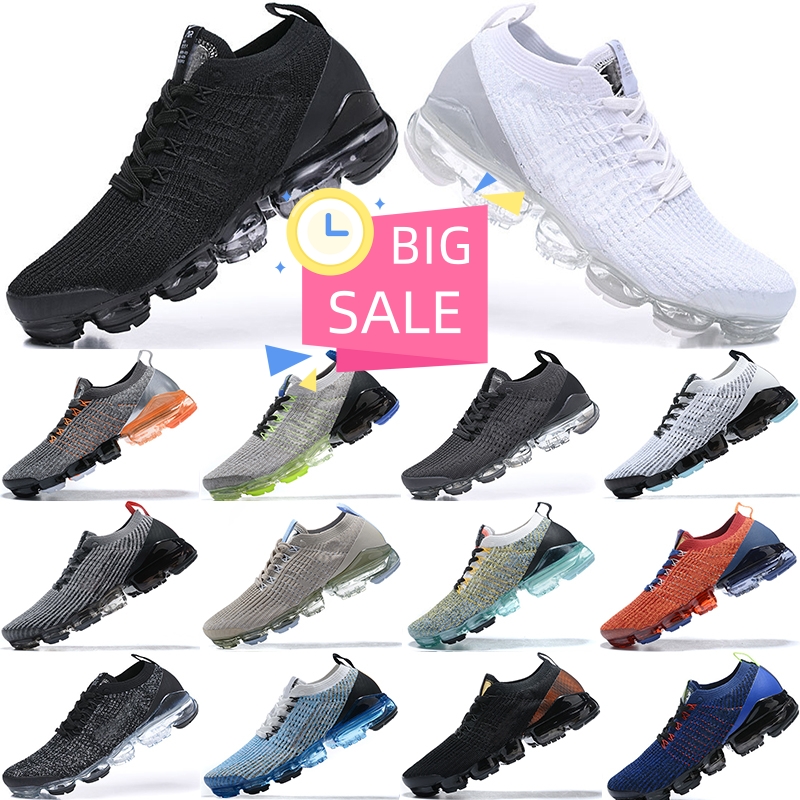 

2022 NEW Vapores FK Moc 2.0 Mens Running Shoes Fly 3.0 knit Black White Air Cushion WOmens Sneakers BE TRUE Sports Run Trainers Tn jogging shoe 36-45, 25