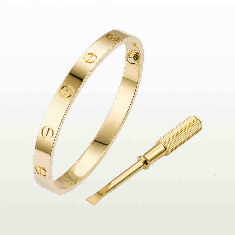 

Bracelet Love Screw Designer Bracelets Fashion Bangle Luxury Jewelry Women Accessories Titanium Steel Alloy Gold-Plated Never Fade Not