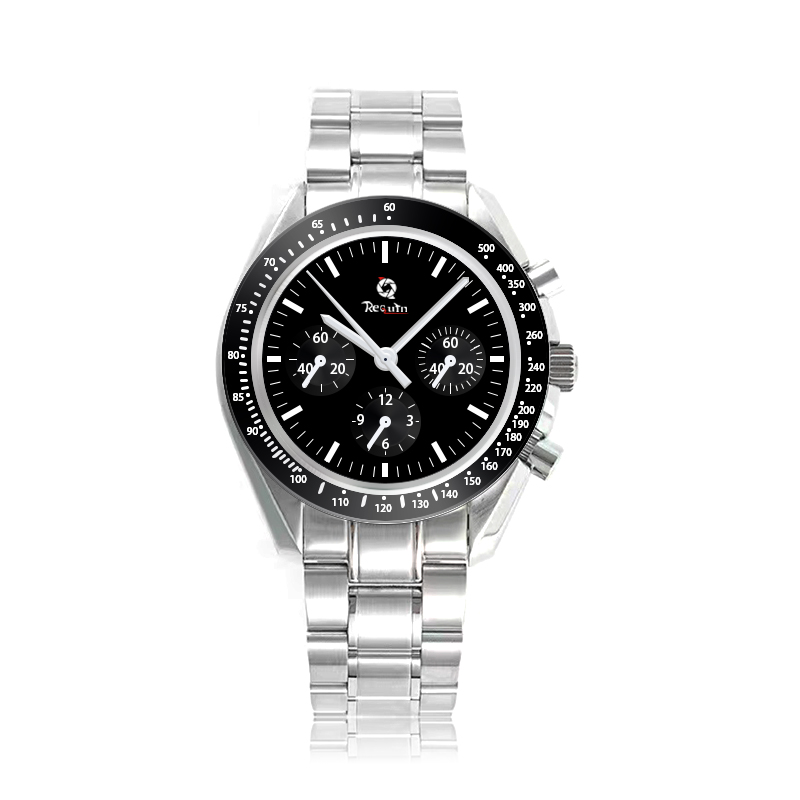 

2022 Men's Quartz Luxury Watch Speed 311.30.42.30.01.005 REQUIN Brand Silver White Stainless Steel Case Chronograph Features master 40mm, Black