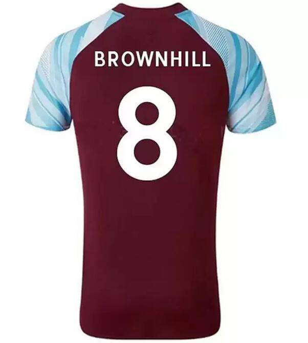 2021 2022 Lancashire Burn Maillots de football Les Clarets Ogb91 Jersey Westwood Barnes Brownhill Vydra McNeil Rodriguez 21 22 Hommes Football Sh