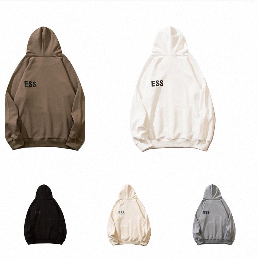 

22s New Stereo Glue High Quality Woollen Fabric Velvet Hooded Hat Sweatshirts Clothing Printed Pullover Mens Hooded Casual Fashion Street Hoodie m8Hu#