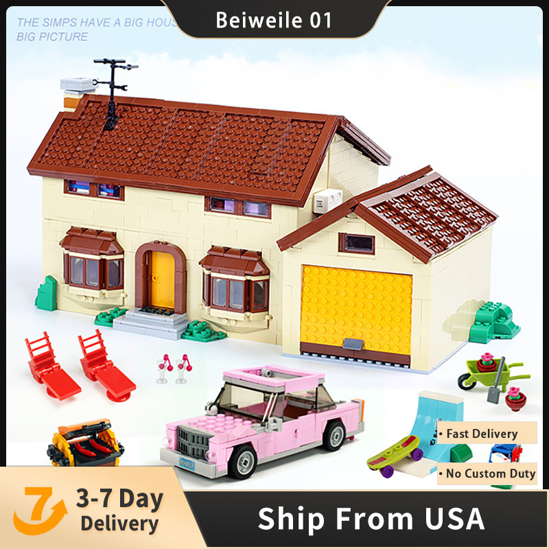 

LEPIN 16005 Movie & Game Block Series Modular Cartoon House Buildings Building Blocks 2523pcs Bricks Toys Christmas Gift 71006 Model Kit