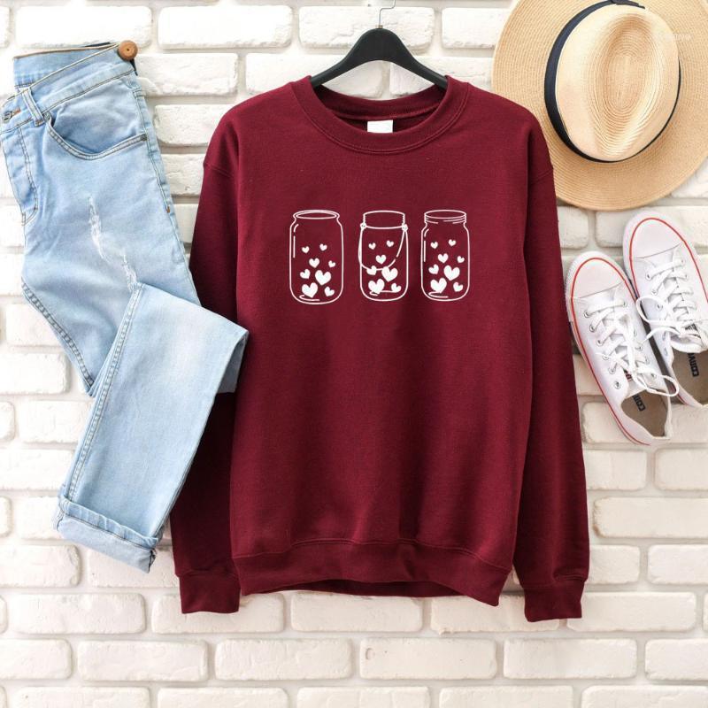 

Valentines Day Heart Graphic Women Fashion Cotton Casual Quote Young Hipster Grunge Tumblr Party Sweatshirts Pullovers Cute Tops Women' Hoo, Gray-red txt