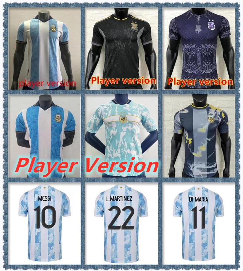 

Player Version Argentina Soccer Jerseys 21 22 23 Cope America Home Football Shirts 2021 2022 2023 DYBALA LO CELSO KUN AGUERO MARIA MARADONA MARTINEZ CORREA uniforms