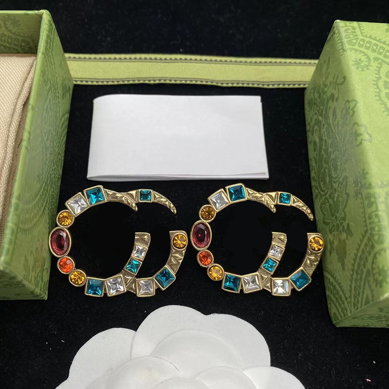 Femmes Designer Hoop Boucles D'oreilles De Mode Diamants Boucle D'oreille Mens Or Hoops Boucles D'oreilles Designers Bijoux De Luxe Unisexe g Bou