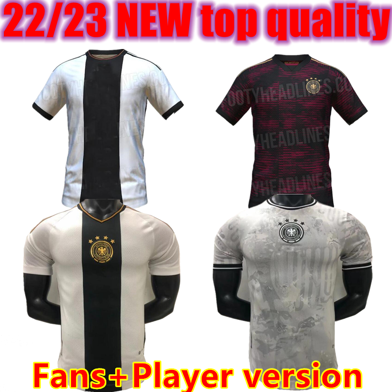 

22/23 Player version german home away Soccer Jersey HUMMELS KROOS WERNER MULLER Reus Football jerseys KROOS GOTZE SANEA KHEDIRA BOAENG Maillots, Yellow