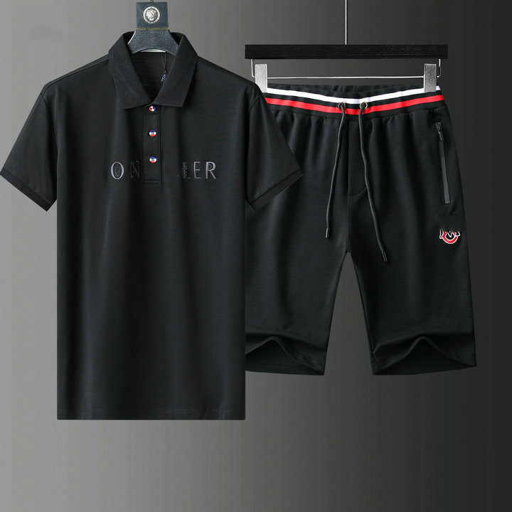 

2022 Designer Men's Tracksuits Summer Fashion Two Piece Sports Suit Short Sleeve T Shirt Jogging Letter Print Geometric Embroidery Unisex Suit L6, Multi