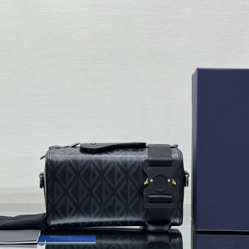 

Crossbody Bags Man Shoulder Luxury Designer Bag Lingot 22 Mens Fashion Genuine Leather Men Cross Body Paris Roma Italy with Box Dustbag, Dark grey