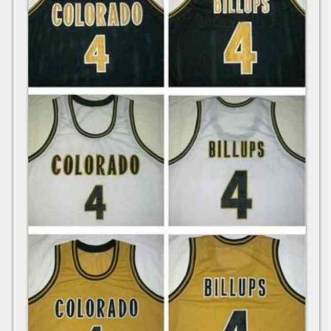 

Cheap Youth Goodjob Men Women Vintage #4 Chauncey Billups Colorado Buffaloes Basketball Jersey Size S-6xl or Custom Any Name or Number Jersey, White women s-2xl