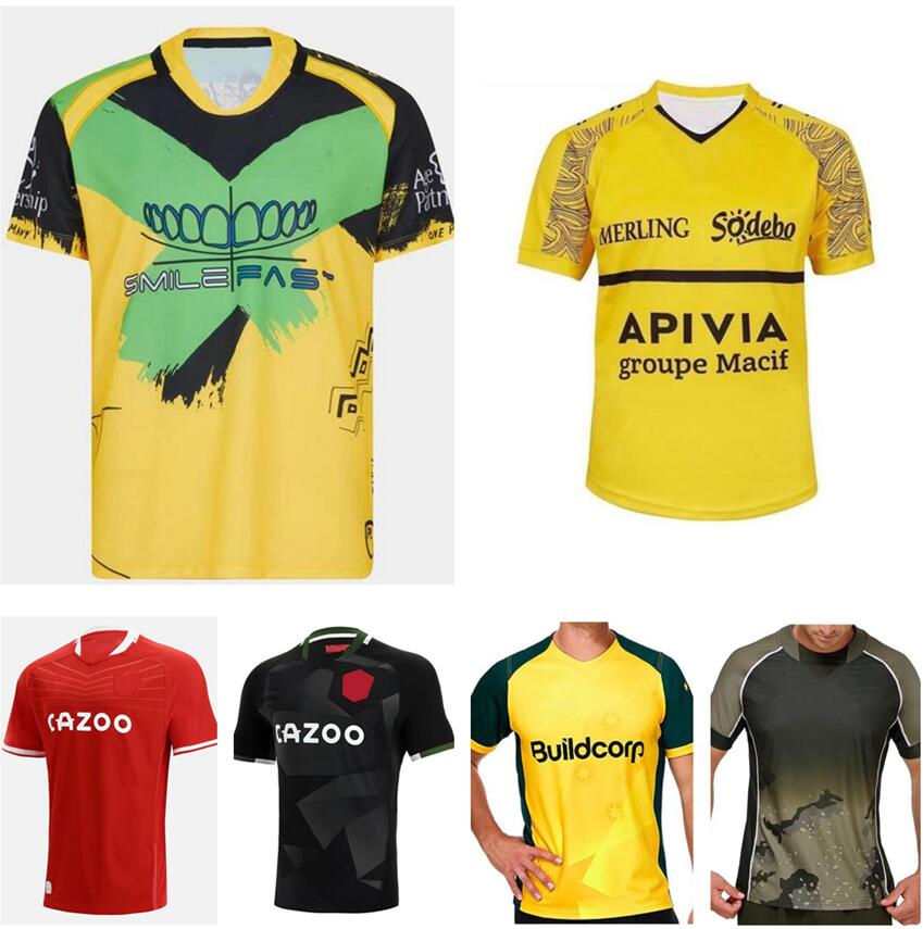 

2021 2022 RUGBY LEAGUE JERSEYS Australia Scotland France England Wales Spain Italy national team shirt 21 22 mens t shirts Jamaica Hungary home away S-5XL, Yellow