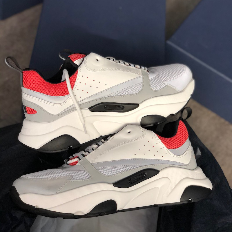 

Men Shoes B22 Sneaker Designer Platform Sneakers women Calfskin fashion Leather Patchwork shoe Flat Low Top Canvas Trainers wiith boxNO70, Color 5