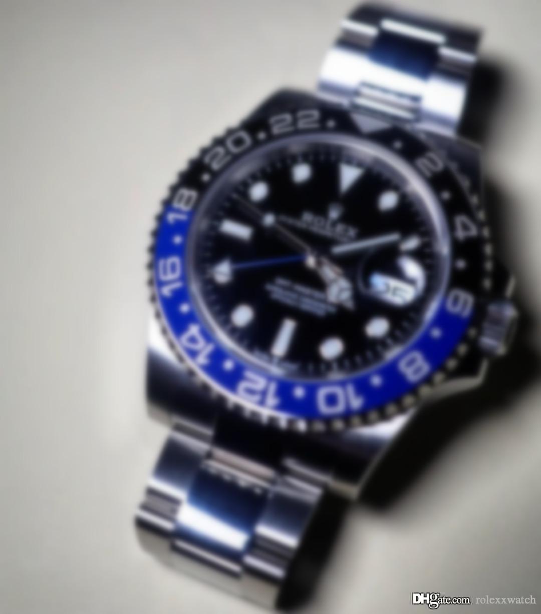

AAA+ 3A+ Top Quality Famous Brand 40mm Men Watch Automatic Menchanical Movement Sapphire Glass With Original Green Box Rolexwatch C19721#, Blue;white