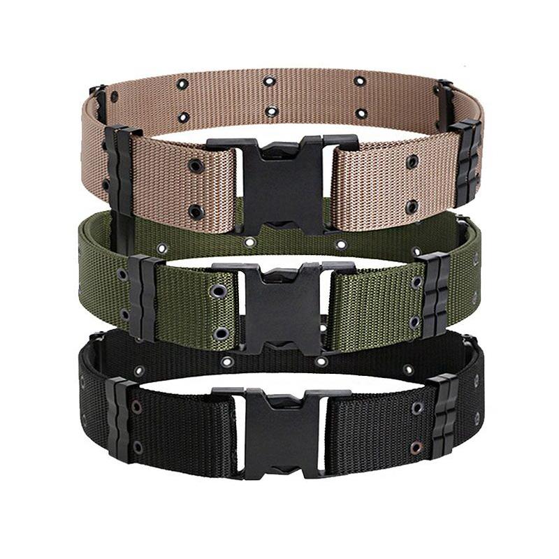 

Waist Support Tactical Belt 5.5cm Nylon Military Special Forces Assault Outdoor Hunting Equipment Safety AccessoriesWaist, Khaki belt