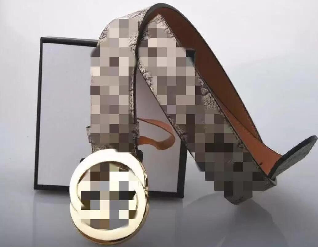 2022 hommes / femmes ceinture féminine de haute qualité en cuir authentique en cuir en cuir en noir et blanc vache pour hommes avec la boîte ggs