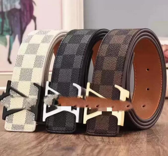 

2022 Best-selling High Quality Leather Designer Belt Men and Women Gold Silver Buckle Black Belts Free Delivery Perfed-edge with Box GFYJ, White