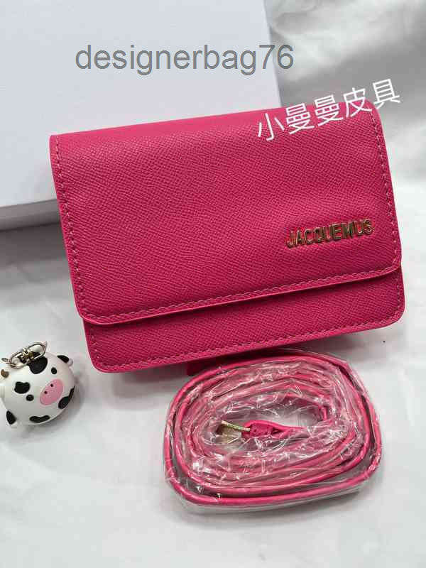 

Classsic lady fashion designer handbag jacquem ladies bag bag Mini Square Waist Fashion Double Belt Crossbar Card Zero Wallet NT25, Mini green