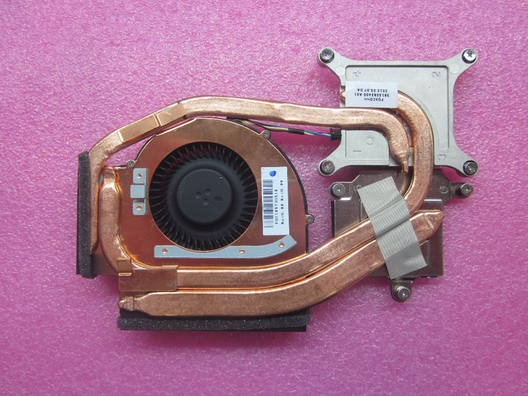 

New/Orig for Lenovo Thinkpad W530 Independent CPU Cooling heatsink Fan FRU 04W3626 04W3627