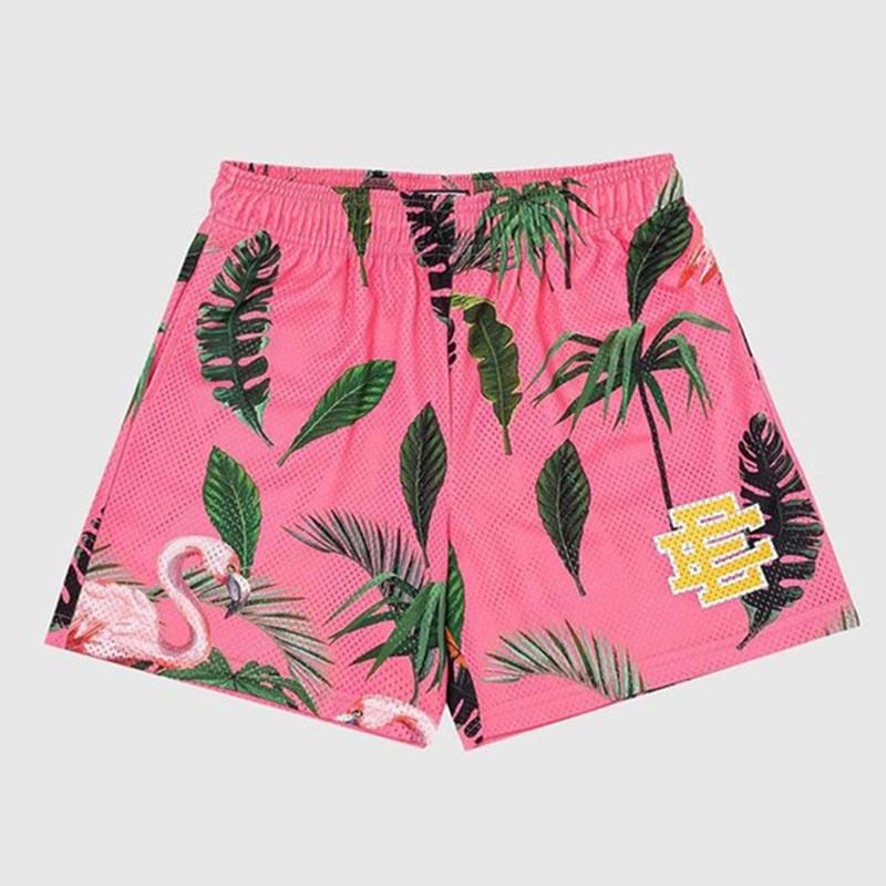 

Men Breathable Basketball Shorts Summer Casual Shorts Male Sports Fitness Mesh Short pant, Green