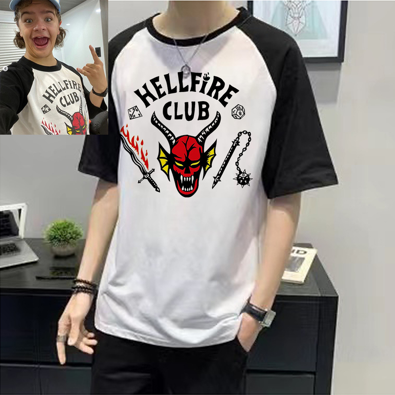 Stranger Things 4 T Shirts Mike Tee Shirt Harajuku T Shirt Hellfire Club Men Clothing Hip Hop Tshirt Unisex Summer Tops 220620