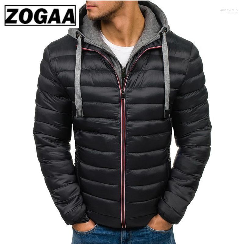 

Men' Down & Parkas ZOGAA Men Jacket Coats Thicken Warm Winter Windproof Jackets Hooded Outwear Cotton-padded Zipper Hip Hop Cotton Hooded1, Sky blue