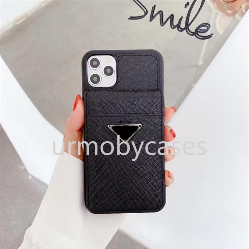 

Designer Multi Card Slot Phone Case For iPhone 13 12 Pro Max 11 XS XR 7 8 Plus Fashion PU Leather Card Holder CellPhone Cases272d, Box no case